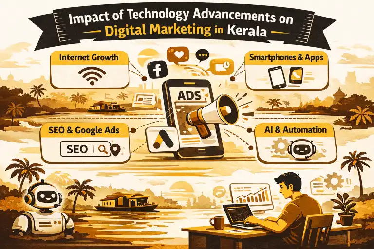 image showing Impact of Technology Advancements on Digital Marketing in Kerala