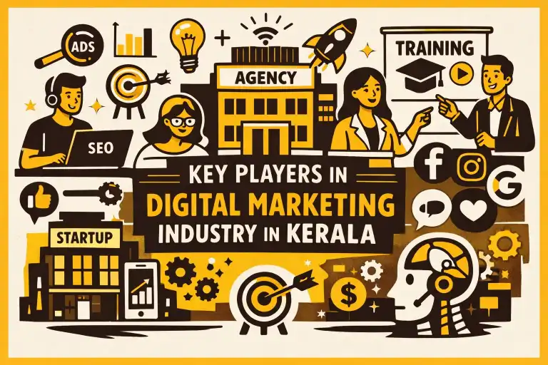 image showig Key Players in the Digital Marketing Industry in Kerala